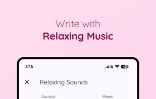 Read & write with relaxing music.