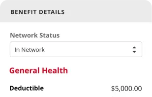 instantvob® benefit details view
