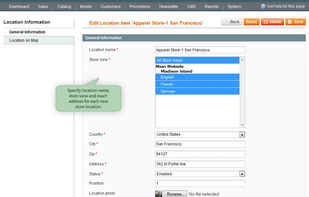Magento Store Locator by Amasty screenshot 1