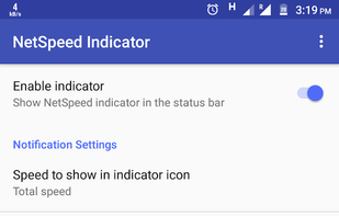 NetSpeed Indicator screenshot 2