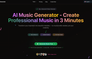 AI-powered Music Generator screenshot 1