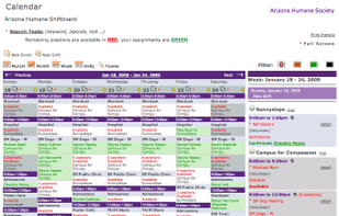 Shiftboard screenshot 1