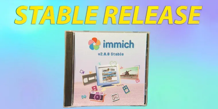 Immich launches first stable version with new website, updated API doc, and physical DVD image