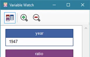 Variable Watch Window