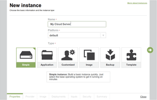 Dep Cloud Server in a matter of clicks