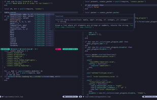 CosmicNvim screenshot 1