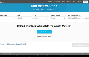 MateCat screenshot 1