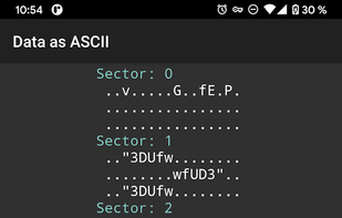MIFARE Classic Tool (MCT) screenshot 2