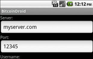 BitcoinDroid screenshot 1
