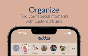 Organize moments in custom albums