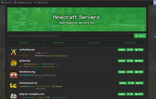 MC-List.org screenshot 1