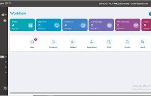Workflow Module Dashboard