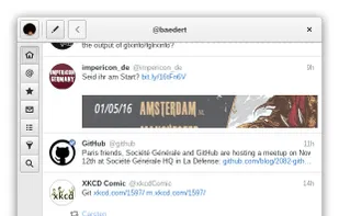 Corebird screenshot 1