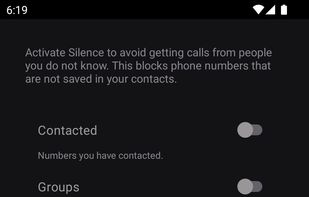 Silence:  Block Unknown Callers screenshot 3