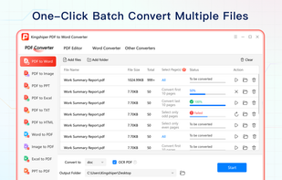 Kingshiper PDF to Word Converter screenshot 1