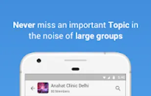 Never miss an important Topic in the noise of Large Groups