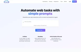 Webagent screenshot 1