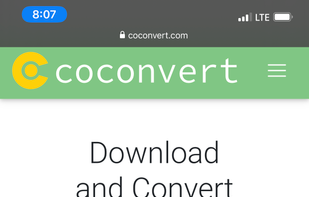 Coconvert screenshot 1
