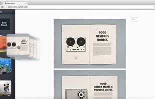 Drag quotes, headlines, images or anything on the page to create visual bookmarks.