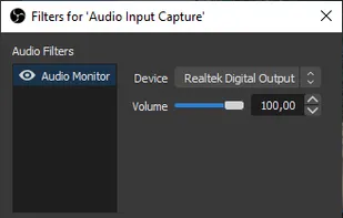 OBS Audio Monitor screenshot 1