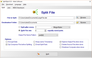 Split Byte screenshot 1