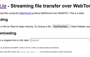 Instant.io screenshot 1