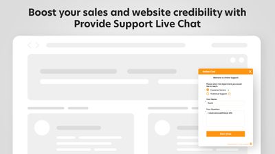 Live chat window appearance