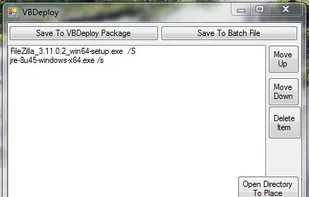 VBDeploy screenshot 1