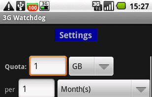 3G Watchdog screenshot 1