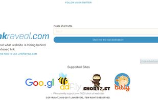 Linkreveal.com Homepage