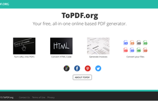 ToPDF.org screenshot 1