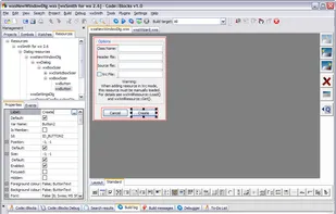 wxSmith screenshot 1
