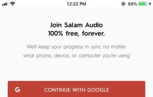 Salam Audio screenshot 1