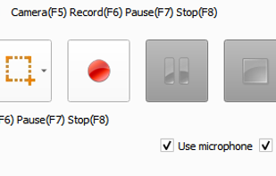 Screen Recorder window (Version 5.2.1)