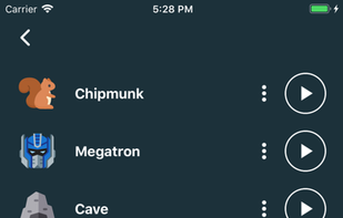Voice Changer - Audio Effects screenshot 3
