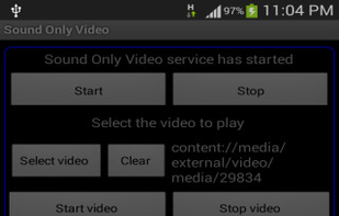 Sound Only Video screenshot 1