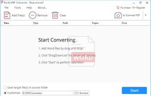 WordtoPDF Converter screenshot 1