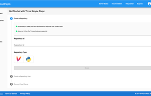 CloudRepo screenshot 1