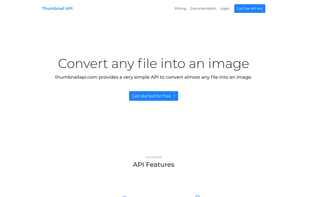 Thumbnail API screenshot 1