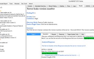 IronWASP screenshot 2