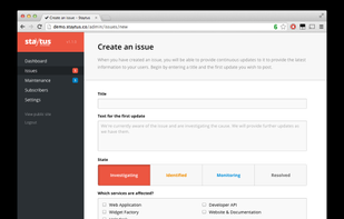 Staytus screenshot 1