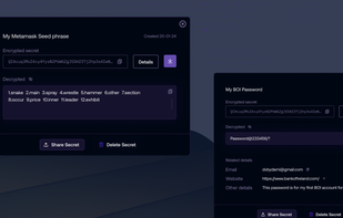 Revealing password - This is how you see your secured password