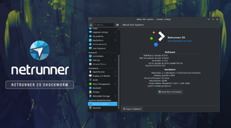 Netrunner 25 Shockworm revives with Debian 12 base & KDE 5.27.5 image