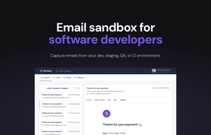 DevMail screenshot 1