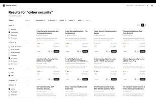 tutorialsearch.io search filter feature