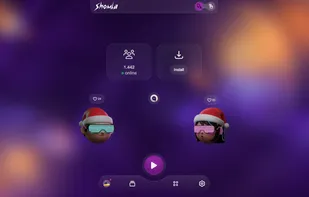 Shomla chat violet style