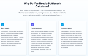 CalBottleneck screenshot 1