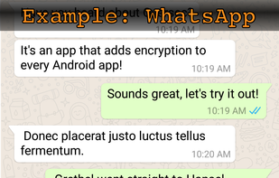 Example Whatsapp