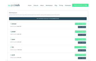 Postnick screenshot 1