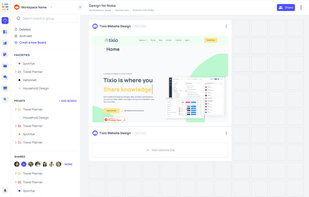 Embed any webpage and find it easily. You can also update live webpages. 